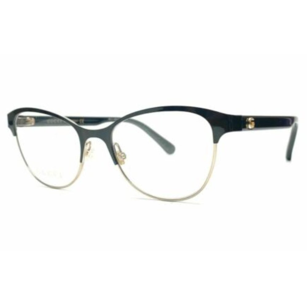 Gucci Women's Black Metal Eyeglasses!